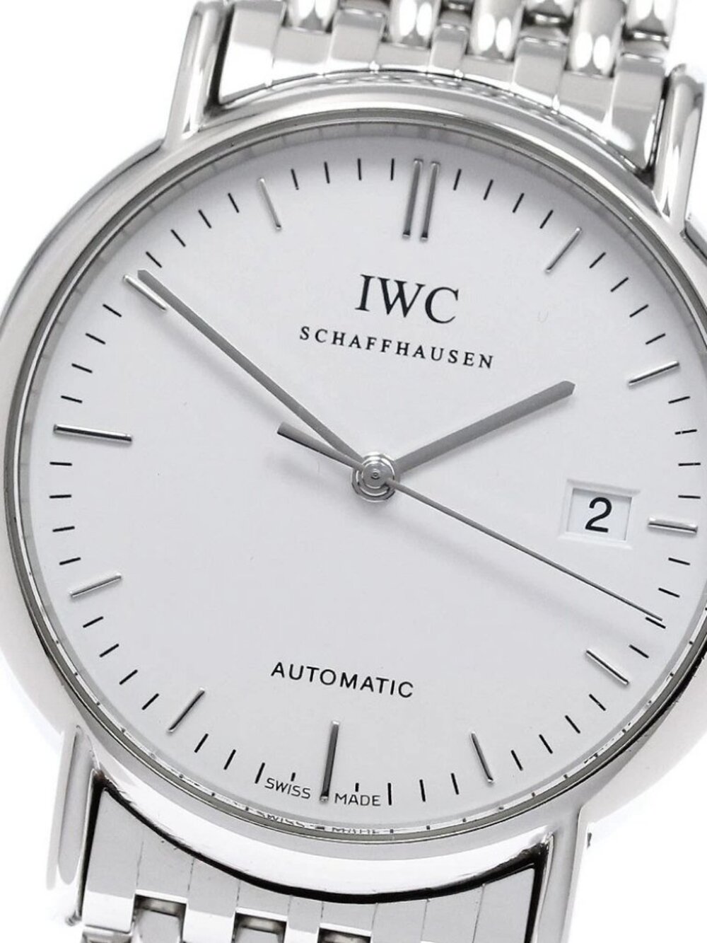 IWC SCHAFFHAUSEN Portofino Date white Dial Automatic Men's Watch_965557